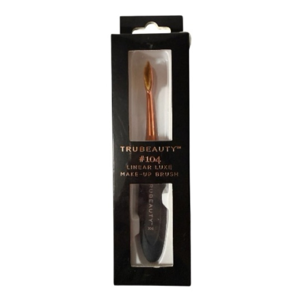 TruBeauty #104 Oval Foundation Makeup Brush NIB Cruelty Free
